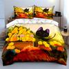 Autumn Playful Decor Set Soft Comfortable Duvet Cover Bedding Set Included 1*Duvet Cover & 2*Pillowcases, Gift