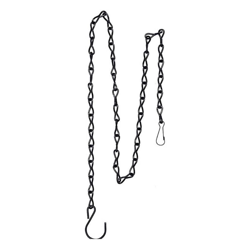 

Iron Holder Lantern Ornament Hanging Chain Basket Planter Hanger Garden Tool 90CM чёрный