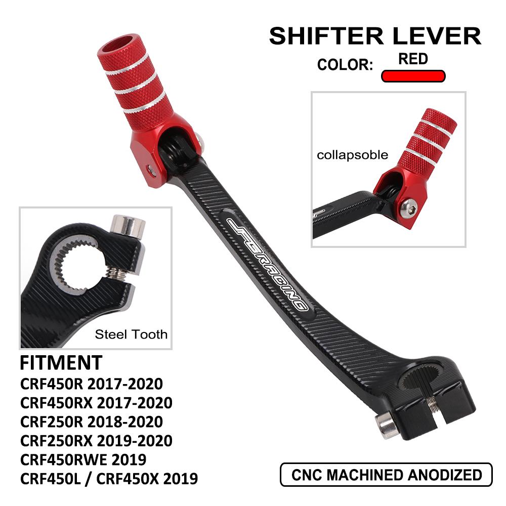 Motorrad CNC Faltbarer Schalthebel Schalthebelpedal Bremspedal Für HONDA CRF450R CRF250R CRF 450R 250R 250 450 R 230F 250RX