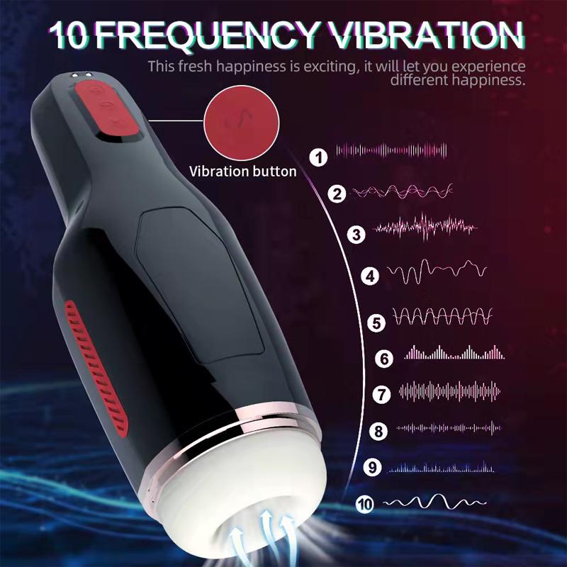 Sex Machine Toys Male Silicone Realistic Vagina Blowjob Pocket Stroker Vibrating Erotic Adult Masturbator Cup For Men