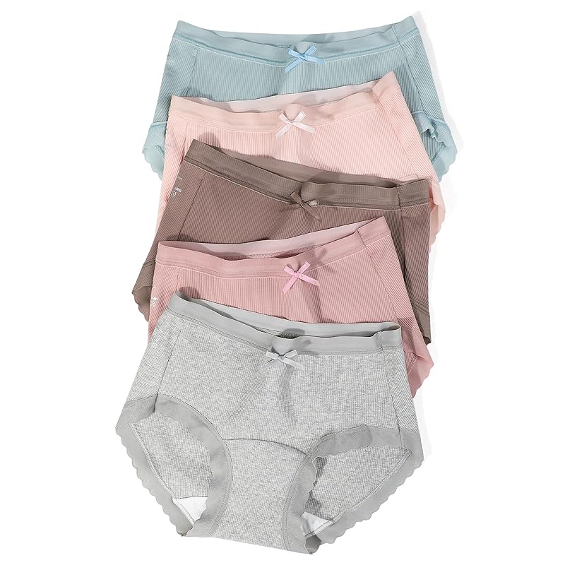 

[Bellislove] shorts ladies pants Deeper cotton underwear set woman bow knot cute Soft Sweat absorption ventilation Expansion and contraction Gentle