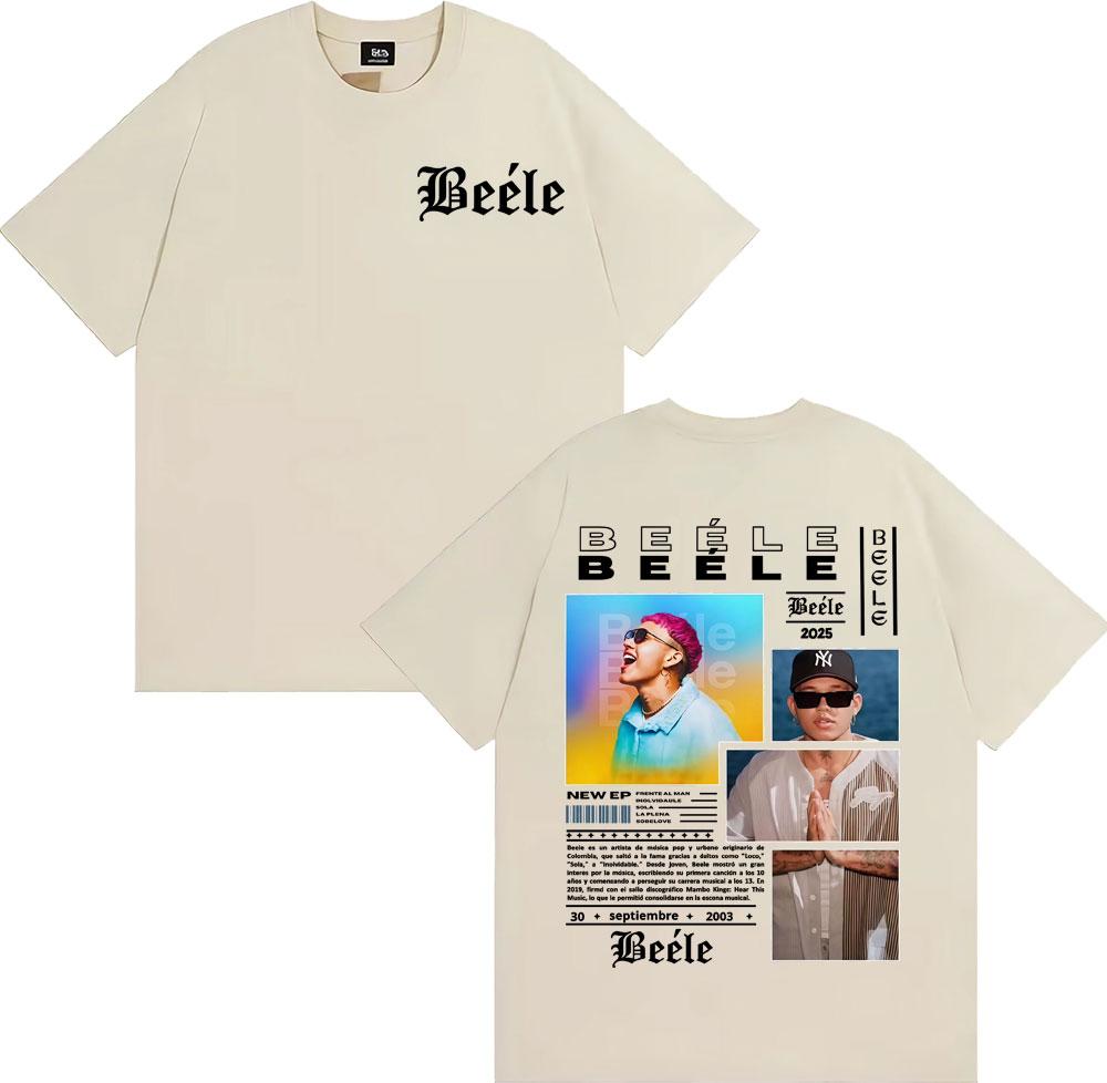 2025 Summer Rapper Biller Album Tour Merch Tshirt Mens Hiphop Pop Street Tshirt 100 Cotton Oversized Street Clothes
