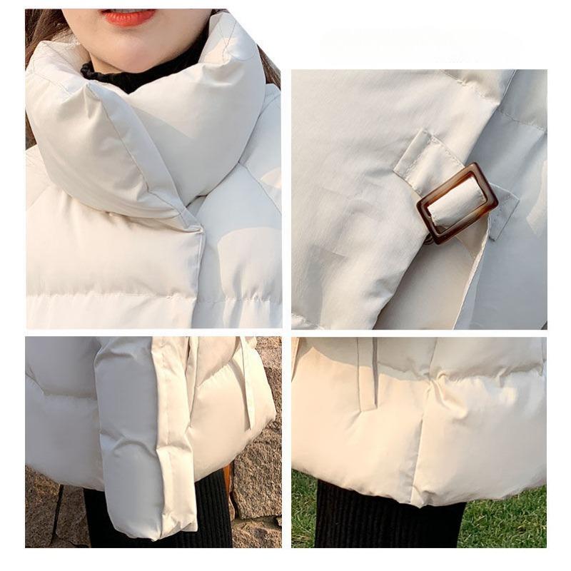 Winter Fashion Korean Style Short Down Cotton Coat Women Student Puffer Jacket