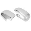 1 Pair Left Right Chrome Door Mirror Cover Rear View Mirror Housing Replacement for RX330 RX350 04‑09