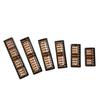 Children's Abacus - ABS Plastic, Brown & Red, 138 Beads, 7 To 17 Rows