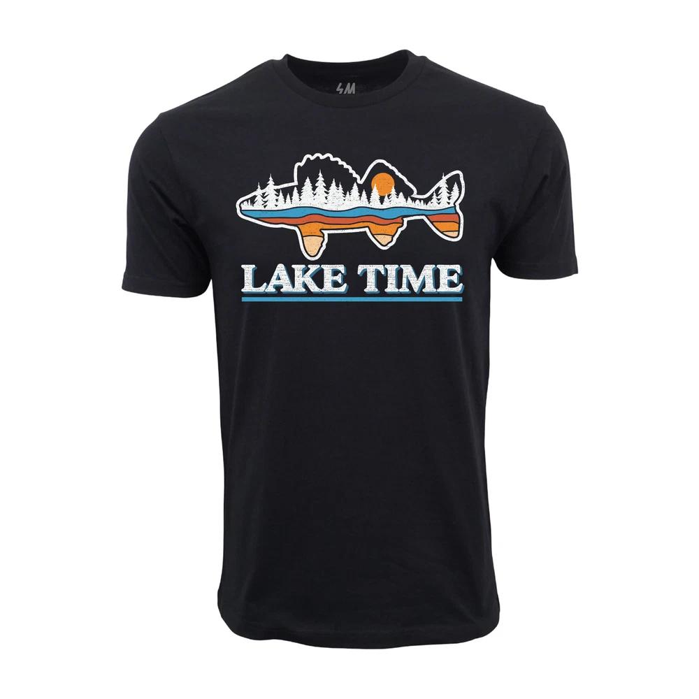 Lake Time Graphic T Shirt S