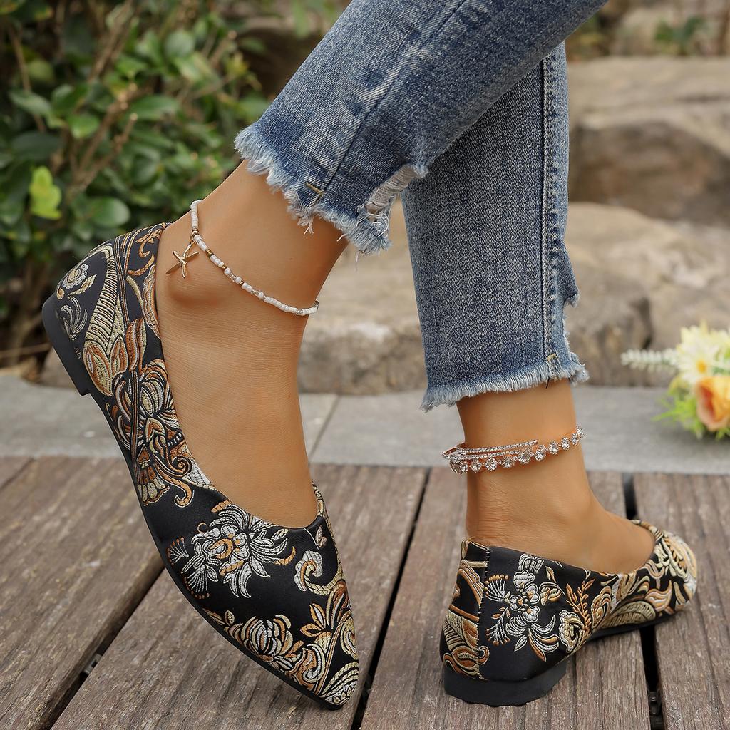 Fashion Women Flats Shoes Comfortable Pointed Toe Shallow Loafers Spring and Autumn Lightweight Casual Sneakers Outdoor Shoes for Women