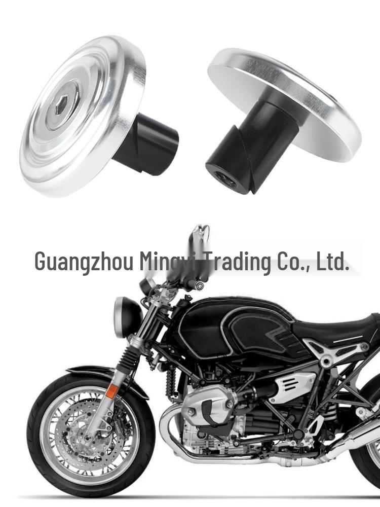 BMW R NINE T/G/S Motorcycle CNC Aluminum Handlebar Plugs & Gripper Caps.