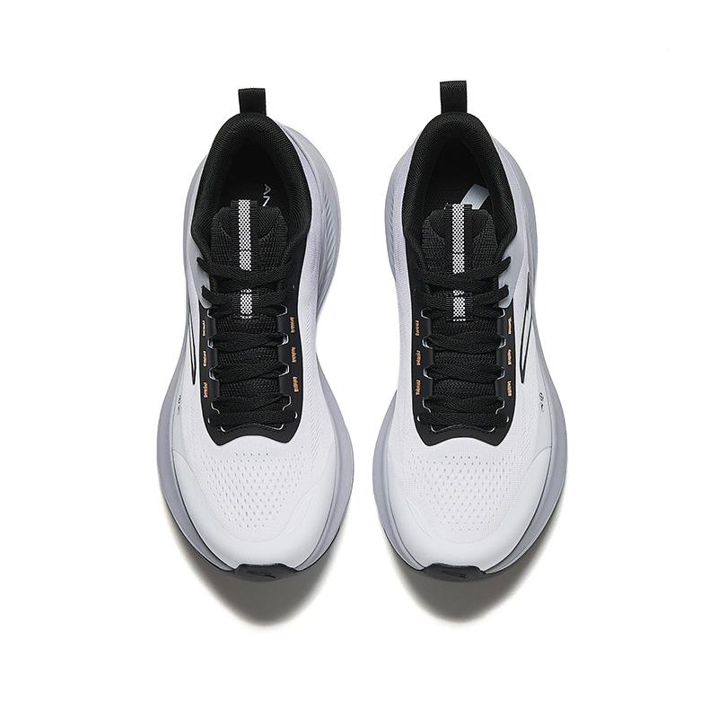 Anta Travel Step Cushioning Breathable Running Shoes Men White Black 112615507-1