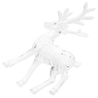 Ornamento di Cervo Trasparente Decorazioni Natalizie Decorazioni Renna Camera da Letto Alce Ufficio