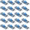 UMLIFE 20PCS 5MM LDR Photosensitive Sensor Module Light Dependent Resistor Sensor Module Digital Light Detection LM393 3 Pins for Arduino