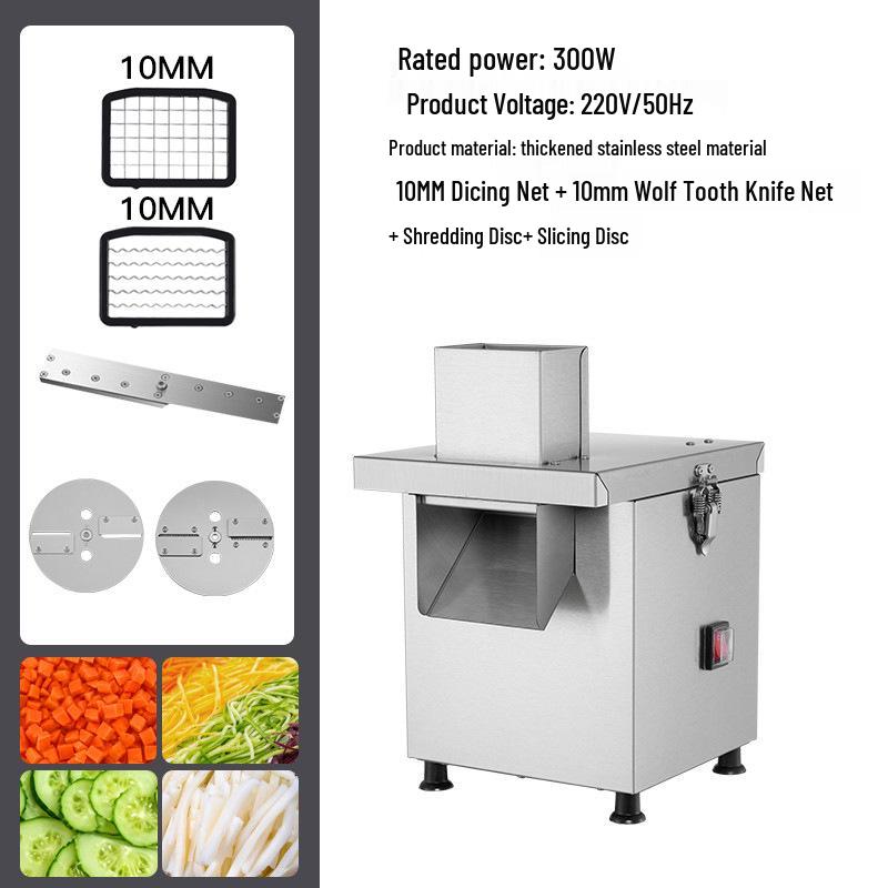 Commercial Electric Potato Cutter for Stalls and Canteens - Essential Dicer for Vegetables