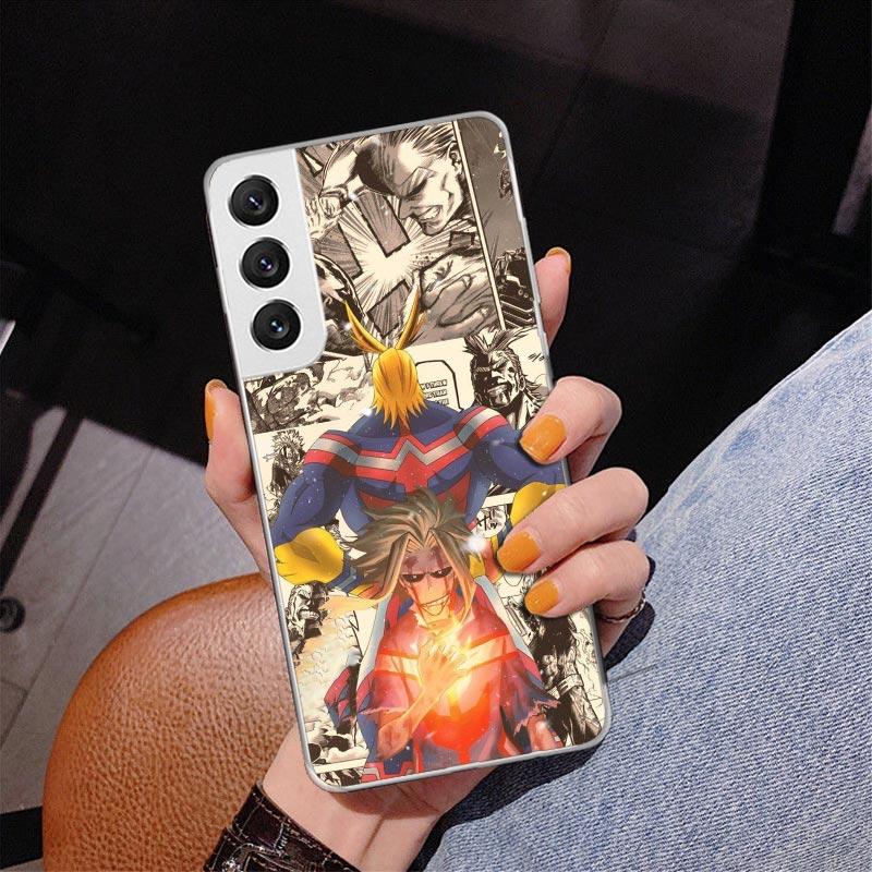 

My Hero Deku Phone Case For Samsung Galaxy S24 S25 Edge S26 Ultra S23 S22 S21 Plus S20 FE + Personalized Print Cover Galaxy S24 Samsung S25