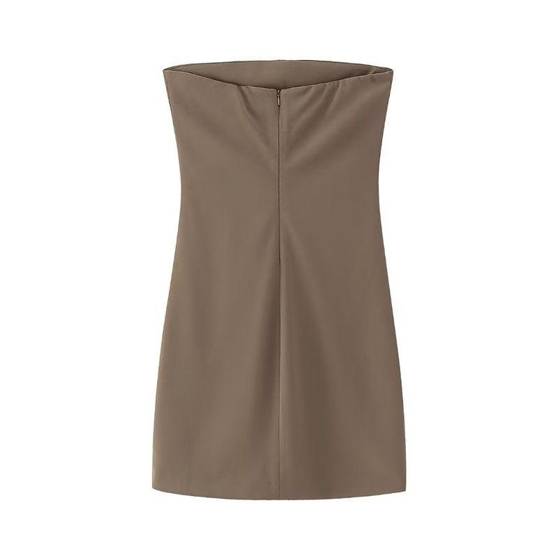 Fashion Style Summer New Fashion Women's Clothing Silm All-Matching Tube Top Dress Short Skirt 4661358 717