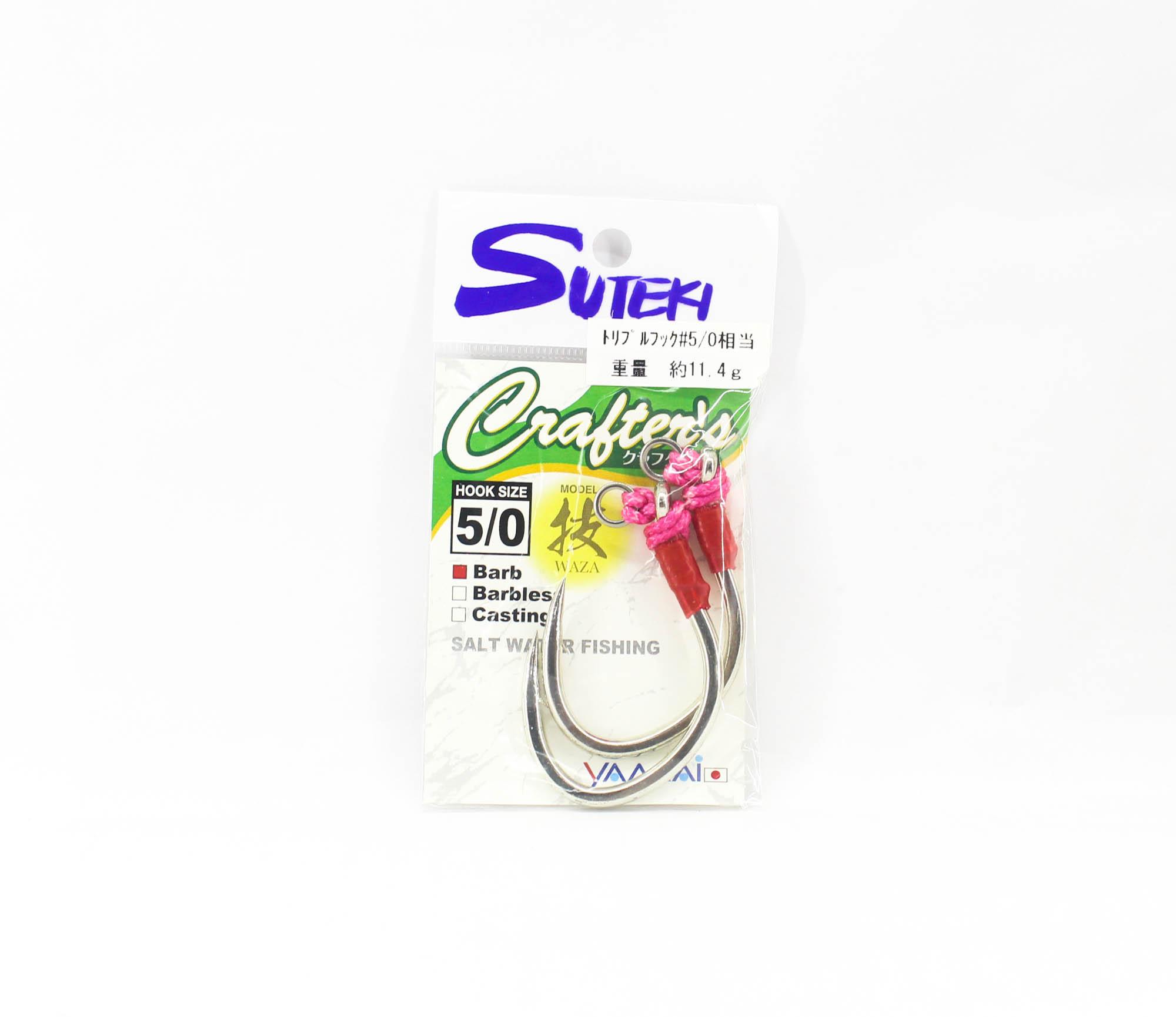 

Suteki Yamai Crafter Barb Rigged Assist Hook Size 5/0 (7630)