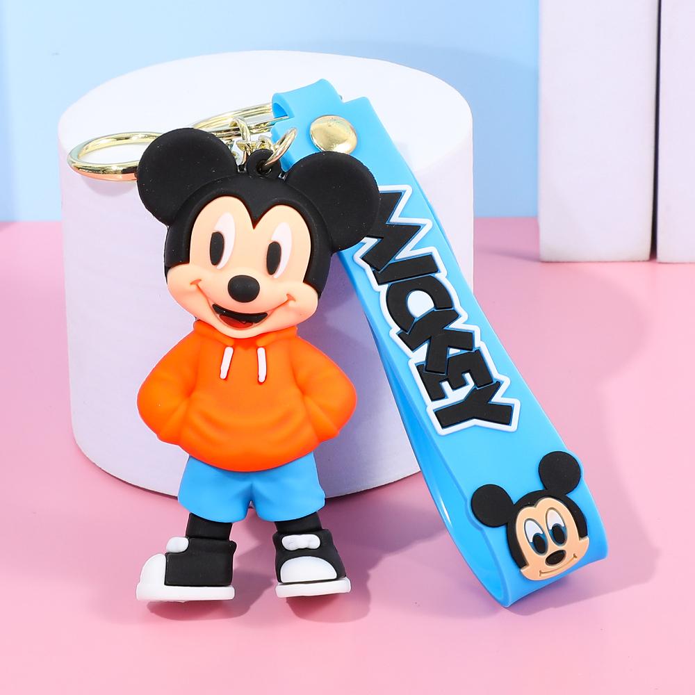Mickey and Minnie series cute cartoon keychains, various styles of handsome keychains, durable keychains, inspired