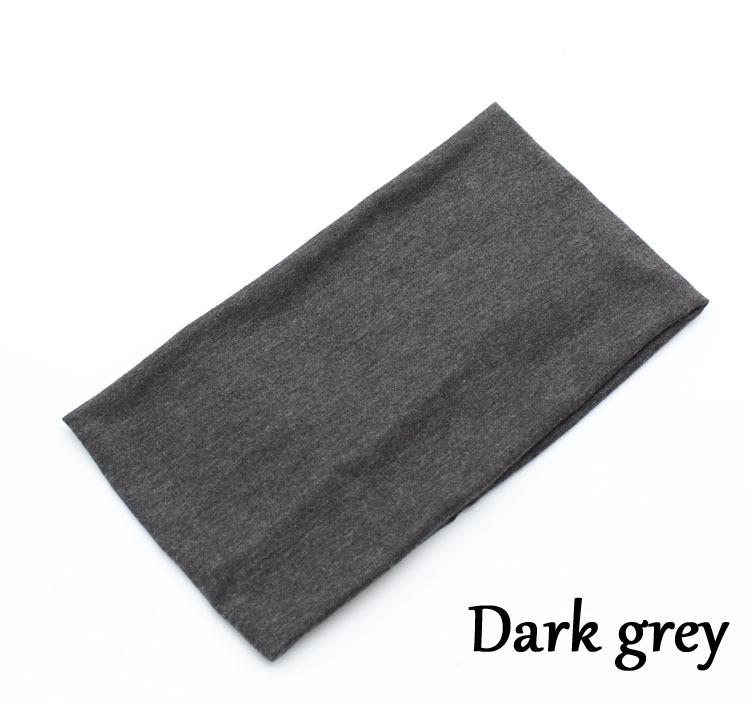 Bandeau large pour femme couleur bonbon style coréen: Bandeau de Sport Yoga Élastique Printemps/Été 2023