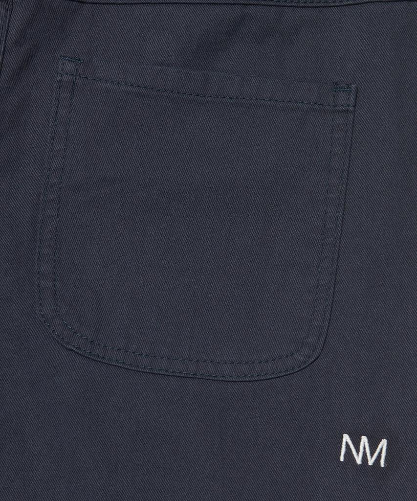 Nomaenyueol Straight Wide Cotton Pants - Navy