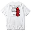 Seupeullaesikodeu White Short Sleeve T-Shirt - New York 85