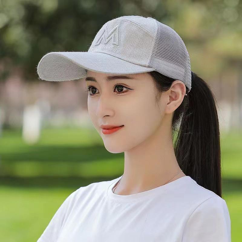 Mens Women Mesh Breathable Baseball Sports Cap Sun Protection Trucker Sun Hat