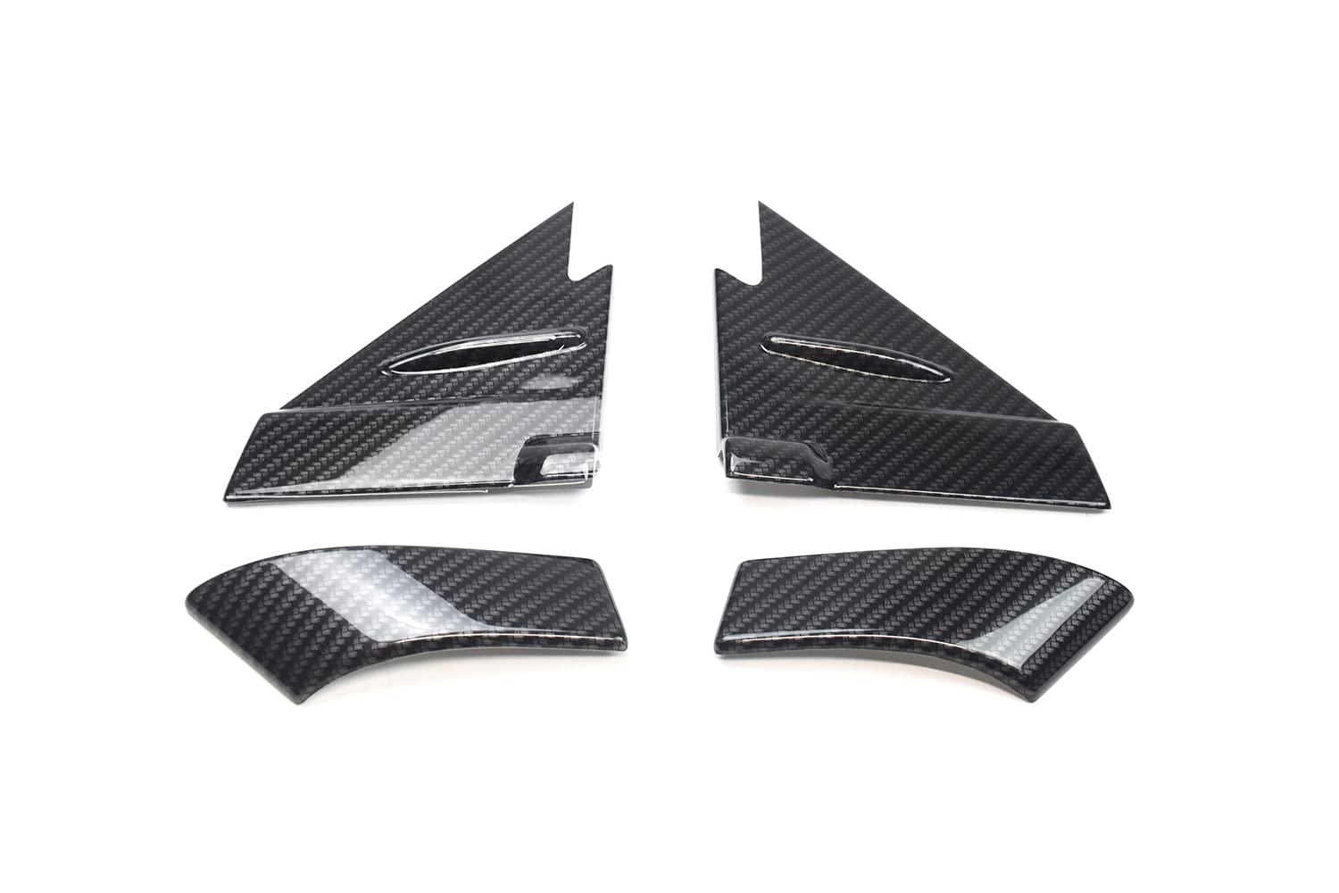 

SecondStage Digital Carbon Fiber Panel for Toyota Yaris Cross vehicles with factory A-Pillar (For visors) /T582DCB