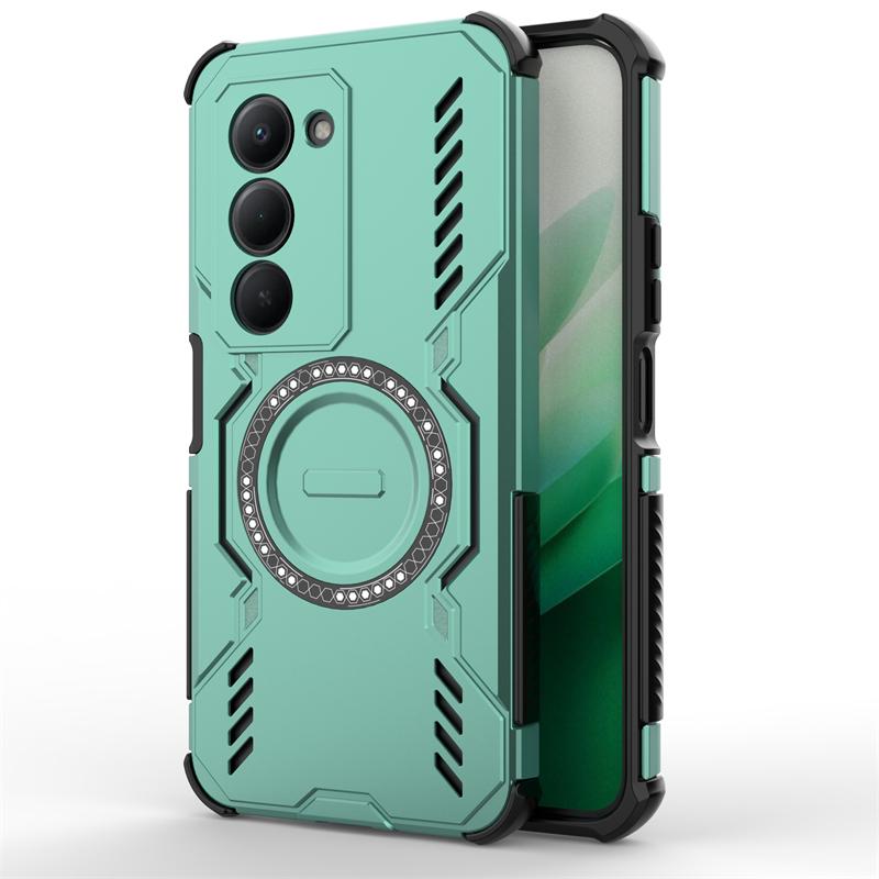 For Xiaomi Redmi 15 Case For Redmi 15 15C Anti-knock Magnetic Adsorption Wireless Charge Back Cover For Redmi 15 Case 6.9 Inch