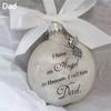An Angel In Heaven Christmas Tree Hanging Ornaments Family Pendant Memorial Ornament Feather Ball