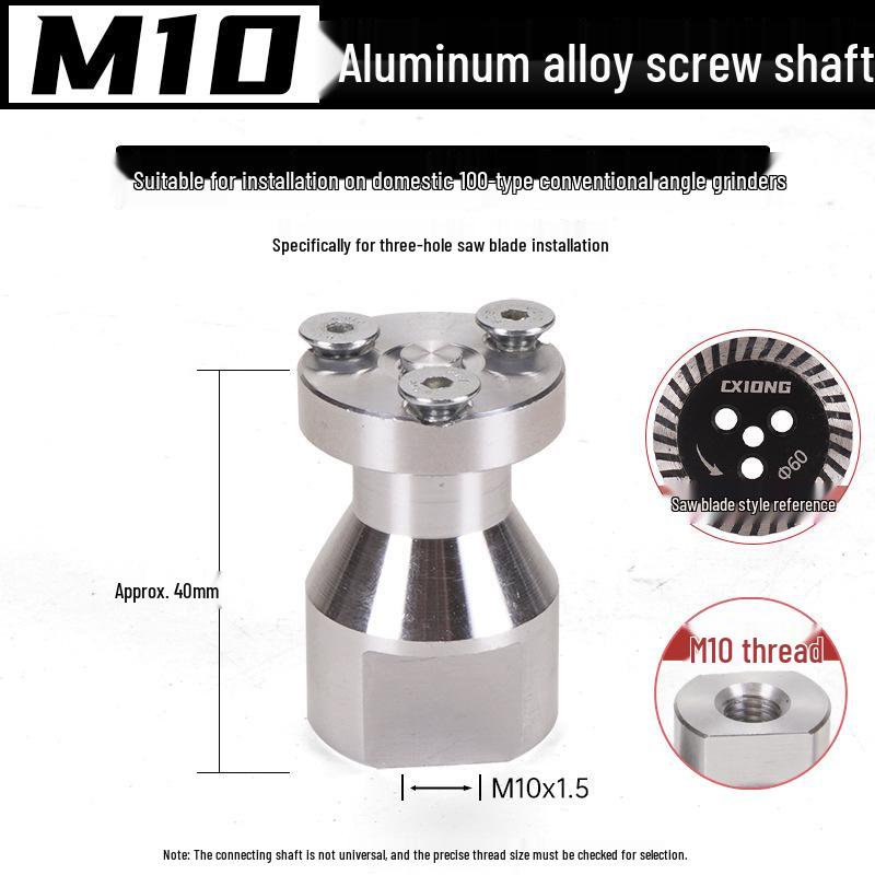 125mm Angle Grinder Shaft: 5mm Hole, Small Diamond Saw Blade, M14 Rod