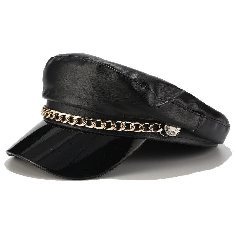 Hats for Women Cap Female Fashion Wild Solid Color Navy Cap Beret British Retro Fashion Painter Hat Berets