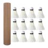 12pcs Professional Badminton Shuttlecock Black Goose Feather Badminton Shuttlecock Training Sports Badminton Ball