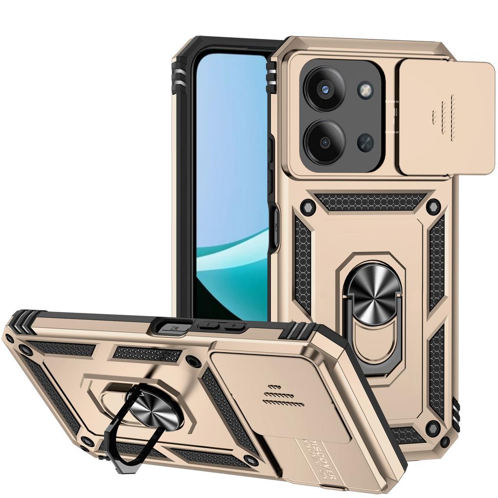 Anwendbar für Xiaomi Redmi 15C militärisches Schiebefenster Handyhülle Redmi 14C Halterung Redmi Turbo4Pro Schutzhülle