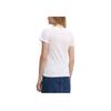 Calvin Klein Letter Print Slim Fit Round Neck Short Sleeve T-Shirt Women Tops White J20J224982-YAF