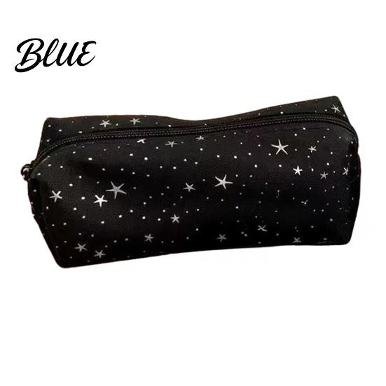 Sterrenprint Schrijfgerei Tas Glinsterende Etui Oxford Stof Kleine Pouch Case