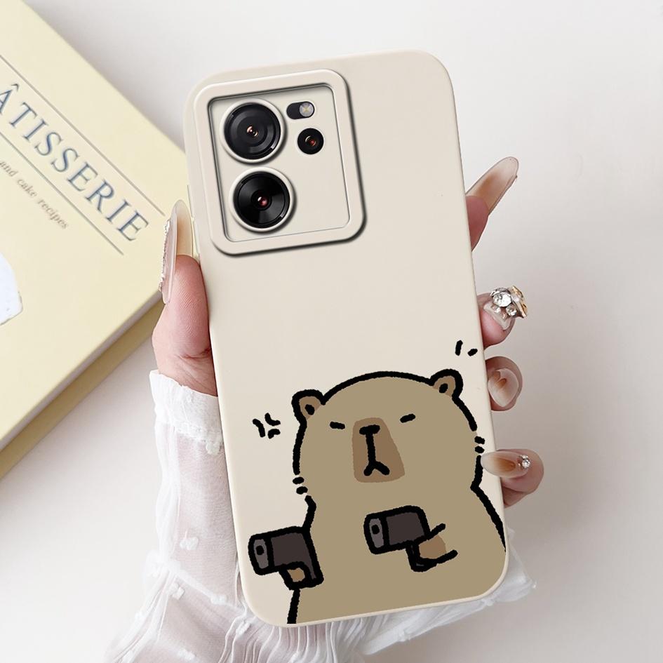 Für Xiaomi 13T 5G Hülle Mi 13T Pro Stoßfeste Abdeckung Niedlicher Panda Cartoon Mattes TPU Handyhülle Für Xiaomi 13T Mi13T Pro 13TPro Funda