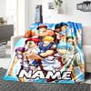 Customiz Name Personality Kuroko's Basketball Blanket Soft &Warm Sofa Office Bed Travel Lunch Break Blanket, Gift Suitable All Seasons