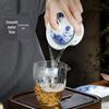 Youluo Blue and White Porcelain Gaiwan Tea Bowl