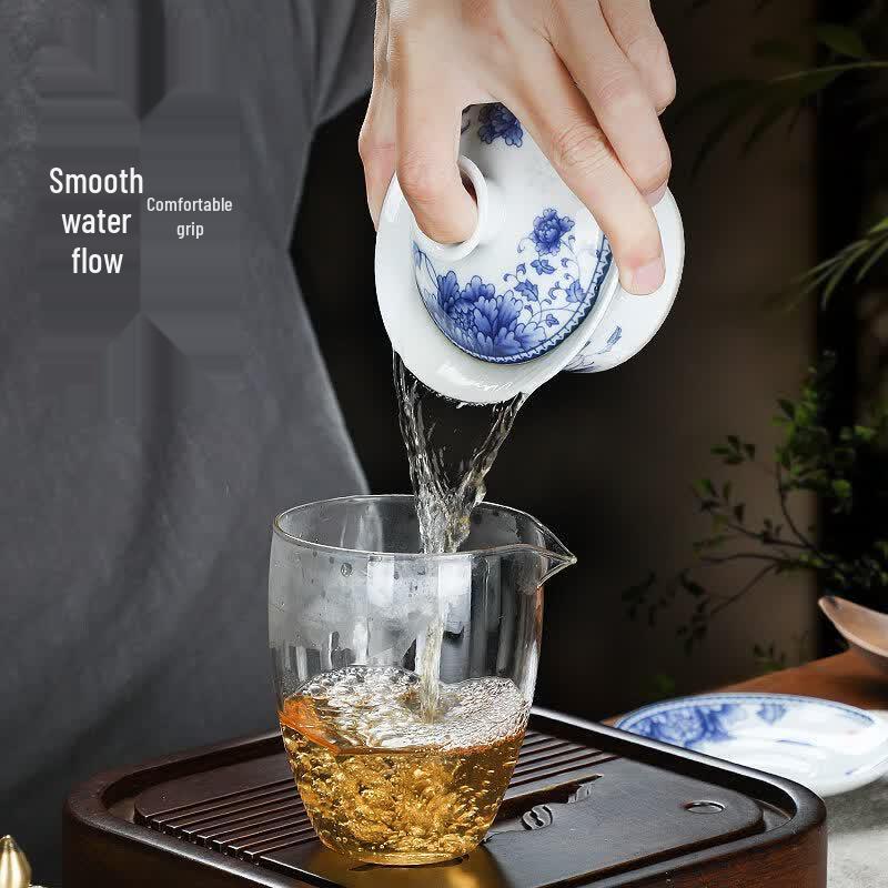 Youluo Blue and White Porcelain Gaiwan Tea Bowl