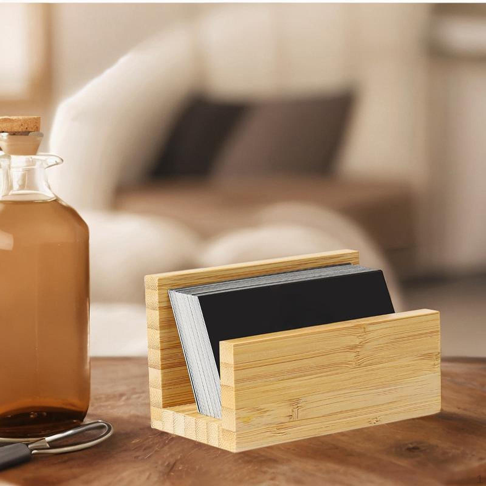 

Визитница Настольный органайзер Уникальная Простая Многофункциональная Подставка для карточек Подставка для визиток Textured