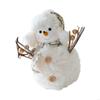 Christmas Snowman Ornaments Snowman Doll Tabletop Decorations for Kitchen Home