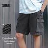 Semir Men's Oversize Vintage Washed Denim Workwear Shorts