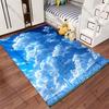 Towering clouds above city carpet Yoga living room room decor children's crawling mat doormat area rug games mat