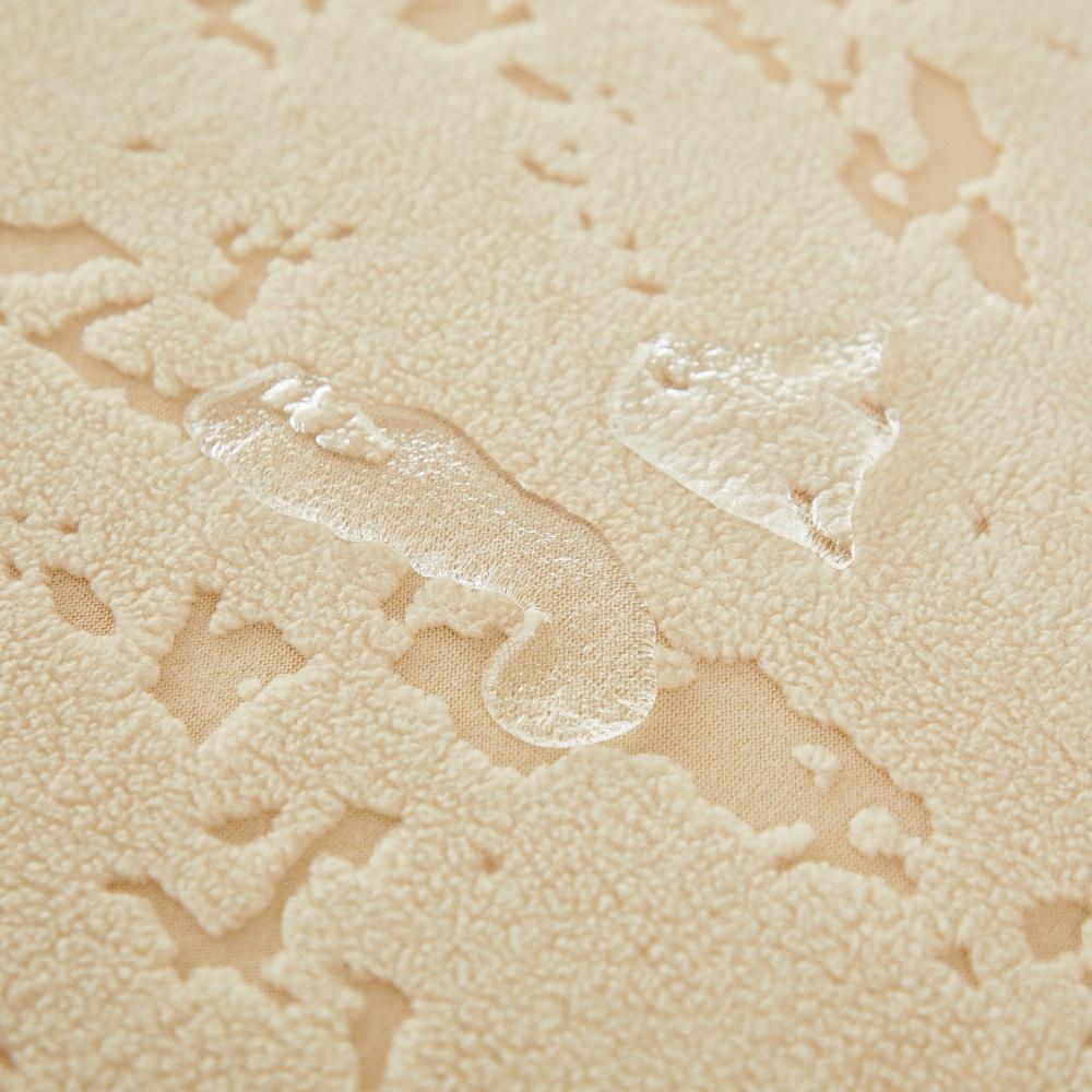 Water Repellent Thick Jacquard Solid Polar Fleece Sofa Cover for Living Room Elastic Universal 1/2/3/4 Seater Sofa Slipcover