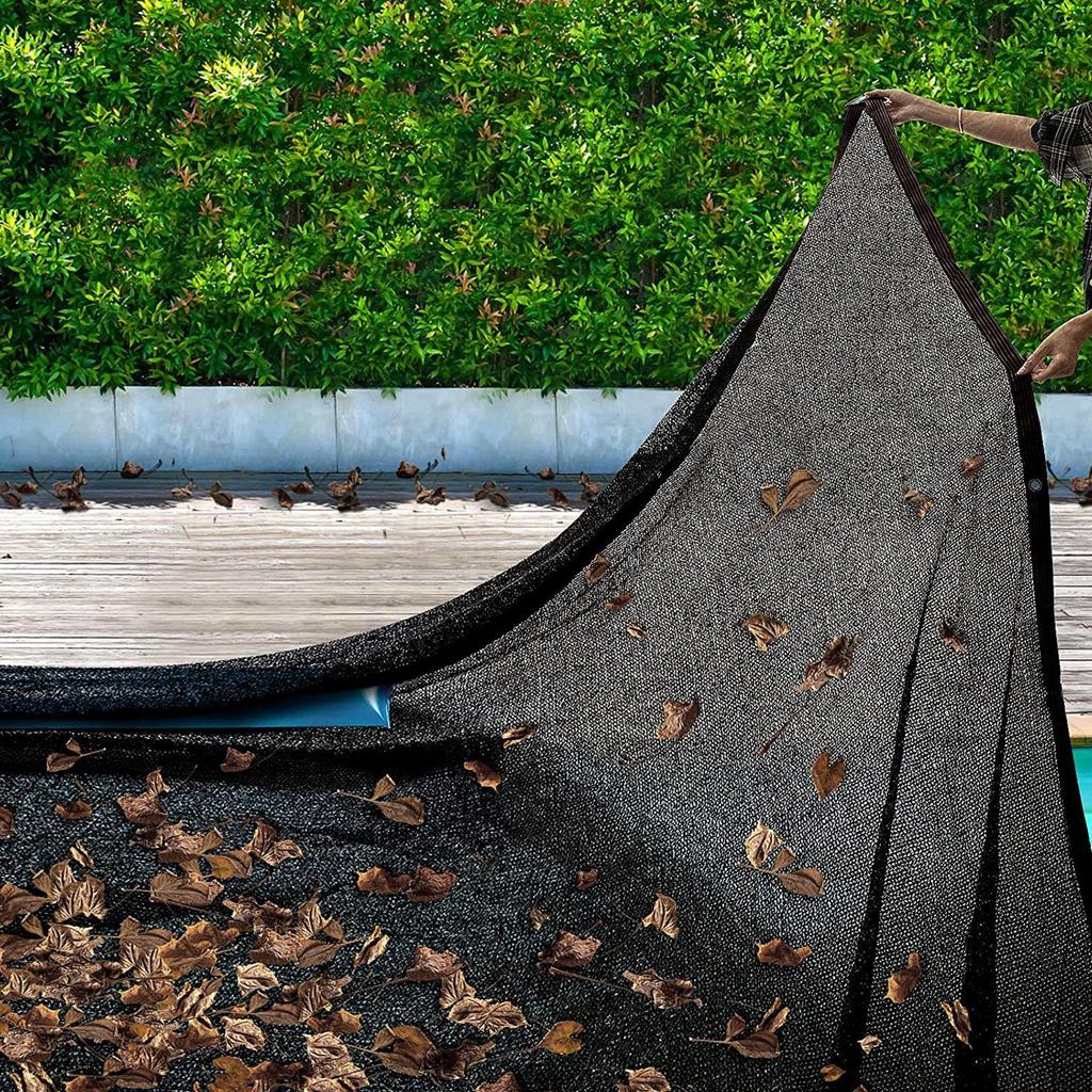 Pool Leaf Net Cover Rectangular Leaf Net In Ground Pool Cover Pool Leaf Net Cover Makes Clean-Up Fast Versatile Durable Keeps