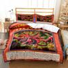 Anime Yu Gi Oh Card Blue Eyes White Dragon Cartoon Bedding Set Single Twin Double Queen King Cal King Size Bed Linen Set