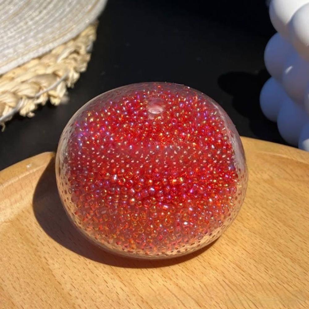 Simulation Hand Made Ball Pinch Toy Transparent Slow Rebound Toy TPR Crystal Ball Kid Gift