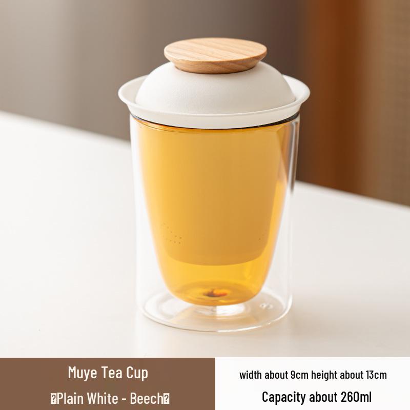 Портативный керамический набор чайных чашек для кунг-фу Muye 201-300ml