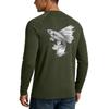 Men's UPF50+ Sun Protection Shirt Long Sleeve Lightweight Stretch Outdoor Fishing Sports Top Quick Dry Breathable Fabric