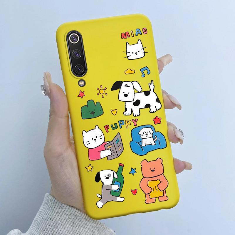 For Xiaomi Mi 9 SE Case Cute Cartoon Panda New Patterned Silicone Matte Soft Protection Cover For Xiaomi Mi 9 Mi9 SE Phone Cases