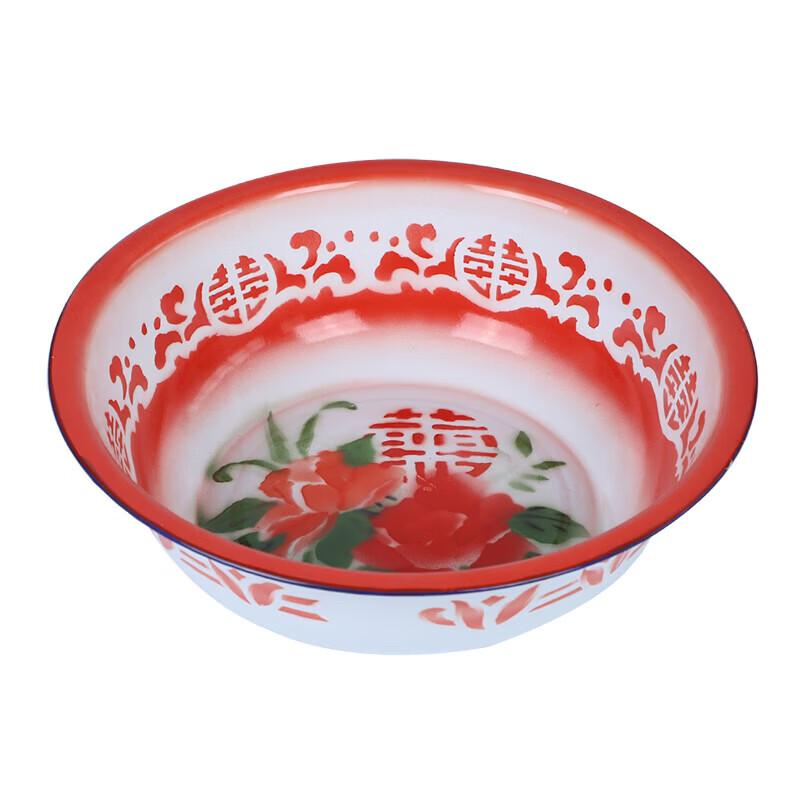Ningzhao Vintage Chinese Enamel Basin