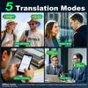 AI Translation Earbuds Real Time 144 Languages Translator Devices 99% Accuracy 4-Microphone Translator Headphones Bussiness Travel Study iOS Android